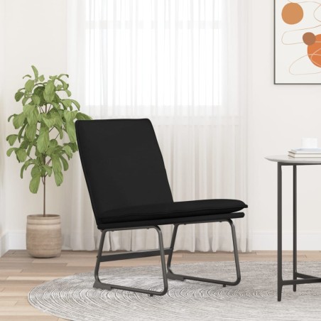 vidaXL Loungesessel Schwarz 52x75x76 cm Stoff