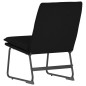 vidaXL Loungesessel Schwarz 52x75x76 cm Stoff vidaXL Loungesessel Schwarz 52x75x76 cm Stoff
