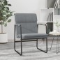 vidaXL Loungesessel Hellgrau 55x64x80 cm Stoff vidaXL Loungesessel Hellgrau 55x64x80 cm Stoff