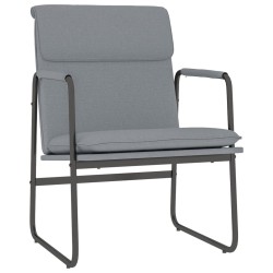 vidaXL Loungesessel Hellgrau 55x64x80 cm Stoff