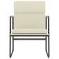 vidaXL Loungesessel Creme 55x64x80 cm Kunstleder vidaXL Loungesessel Creme 55x64x80 cm Kunstleder
