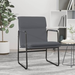 vidaXL Loungesessel Grau 55x64x80 cm Kunstleder