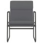 vidaXL Loungesessel Grau 55x64x80 cm Kunstleder vidaXL Loungesessel Grau 55x64x80 cm Kunstleder