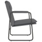 vidaXL Loungesessel Grau 55x64x80 cm Kunstleder vidaXL Loungesessel Grau 55x64x80 cm Kunstleder