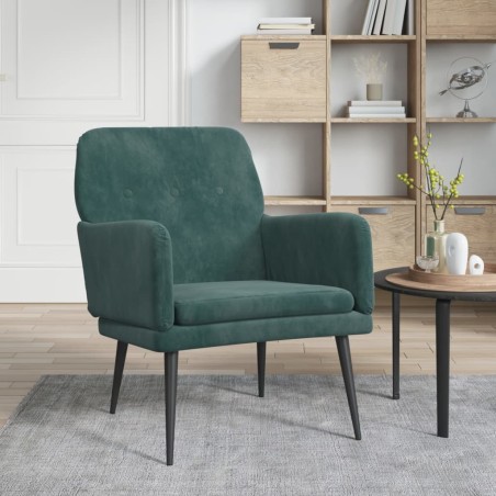 vidaXL Sessel Dunkelgrün 62x79x79 cm Samt
