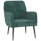 vidaXL Sessel Dunkelgrün 62x79x79 cm Samt vidaXL Sessel Dunkelgrün 62x79x79 cm Samt