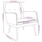 vidaXL Sessel Gelb 62x79x79 cm Samt vidaXL Sessel Gelb 62x79x79 cm Samt