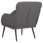 vidaXL Sessel Grau 63x76x80 cm Kunstleder vidaXL Sessel Grau 63x76x80 cm Kunstleder