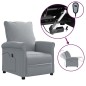 vidaXL Relaxsessel Elektrisch Hellgrau Stoff vidaXL Relaxsessel Elektrisch Hellgrau Stoff