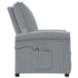 vidaXL Relaxsessel Elektrisch Hellgrau Stoff vidaXL Relaxsessel Elektrisch Hellgrau Stoff