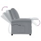 vidaXL Relaxsessel Elektrisch Hellgrau Stoff vidaXL Relaxsessel Elektrisch Hellgrau Stoff