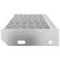 vidaXL Gitterroststufe 80x24x7 cm Verzinkter Stahl vidaXL Gitterroststufe 80x24x7 cm Verzinkter Stahl