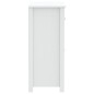 vidaXL Badschrank BERG Weiß 69,5x34x80 cm Massivholz Kiefer vidaXL Badschrank BERG Weiß 69,5x34x80 cm Massivholz Kiefer
