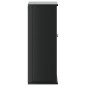 vidaXL Bad-Wandschrank BERG Schwarz 40x27x71,5 cm Massivholz Kiefer vidaXL Bad-Wandschrank BERG Schwarz 40x27x71,5 cm Massivholz Kiefer