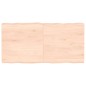 vidaXL Tischplatte 120x60x6 cm Massivholz Eiche Unbehandelt Baumkante vidaXL Tischplatte 120x60x6 cm Massivholz Eiche Unbehandelt Baumkante