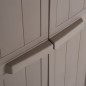 vidaXL Gartenschrank Braun 65x45x172 cm PP Holz-Optik vidaXL Gartenschrank Braun 65x45x172 cm PP Holz-Optik