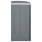 vidaXL Mülleimer mit 2 Klappen Grau 65x45x88 cm PP vidaXL Mülleimer mit 2 Klappen Grau 65x45x88 cm PP