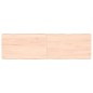 vidaXL Tischplatte 140x40x6 cm Massivholz Eiche Unbehandelt Baumkante vidaXL Tischplatte 140x40x6 cm Massivholz Eiche Unbehandelt Baumkante
