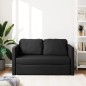 vidaXL Bodensofa mit Schlaffunktion Schwarz 112x174x55 cm Kunstleder vidaXL Bodensofa mit Schlaffunktion Schwarz 112x174x55 cm Kunstleder
