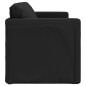 vidaXL Bodensofa mit Schlaffunktion Schwarz 112x174x55 cm Kunstleder vidaXL Bodensofa mit Schlaffunktion Schwarz 112x174x55 cm Kunstleder