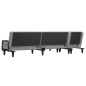 vidaXL Schlafsofa in L-Form Hellgrau 260x140x70 cm Stoff vidaXL Schlafsofa in L-Form Hellgrau 260x140x70 cm Stoff