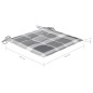 vidaXL Klappbare Gartenstühle 6 Stk. mit Kissen Massivholz Akazie vidaXL Klappbare Gartenstühle 6 Stk. mit Kissen Massivholz Akazie