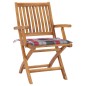 vidaXL Klappbare Gartenstühle mit Kissen 4 Stk. Massivholz Teak vidaXL Klappbare Gartenstühle mit Kissen 4 Stk. Massivholz Teak