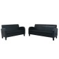 vidaXL 2-tlg. Sofa-Set Kunstleder Schwarz vidaXL 2-tlg. Sofa-Set Kunstleder Schwarz