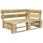 vidaXL Outdoor-Sofa Paletten mit Kissen in Sandfarben Kiefernholz vidaXL Outdoor-Sofa Paletten mit Kissen in Sandfarben Kiefernholz