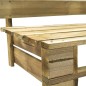 vidaXL Outdoor-Sofa Paletten mit Kissen in Sandfarben Kiefernholz vidaXL Outdoor-Sofa Paletten mit Kissen in Sandfarben Kiefernholz