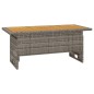 vidaXL 3-tlg. Garten-Lounge-Set mit Kissen Grau Poly Rattan vidaXL 3-tlg. Garten-Lounge-Set mit Kissen Grau Poly Rattan