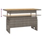 vidaXL 3-tlg. Garten-Lounge-Set mit Kissen Grau Poly Rattan vidaXL 3-tlg. Garten-Lounge-Set mit Kissen Grau Poly Rattan