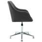 vidaXL Esszimmerstühle Drehbar 4 Stk. Dunkelgrau Stoff vidaXL Esszimmerstühle Drehbar 4 Stk. Dunkelgrau Stoff