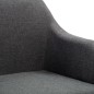 vidaXL Esszimmerstühle Drehbar 4 Stk. Dunkelgrau Stoff vidaXL Esszimmerstühle Drehbar 4 Stk. Dunkelgrau Stoff