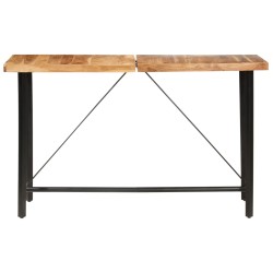 vidaXL 9-tlg. Bar-Set Massivholz Akazie und Echtleder