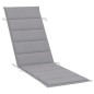 vidaXL Sonnenliege mit Tisch und Auflage Massivholz Akazie vidaXL Sonnenliege mit Tisch und Auflage Massivholz Akazie