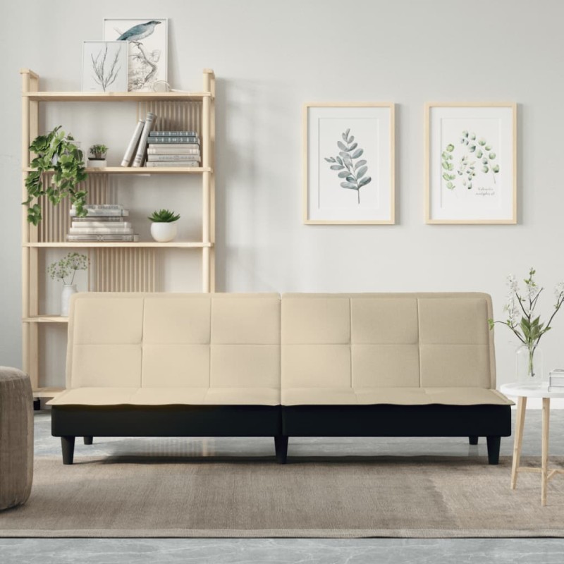 Schlafsofa Creme Stoff Schlafsofa Creme Stoff