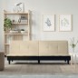Schlafsofa Creme Stoff Schlafsofa Creme Stoff