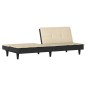 Schlafsofa Creme Stoff Schlafsofa Creme Stoff