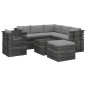 vidaXL 8-tlg. Garten-Sofagarnitur aus Paletten mit Kissen Kiefernholz vidaXL 8-tlg. Garten-Sofagarnitur aus Paletten mit Kissen Kiefernholz