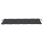 vidaXL Batavia-Gartenbank mit Anthrazit Auflage 150 cm Massivholz Teak vidaXL Batavia-Gartenbank mit Anthrazit Auflage 150 cm Massivholz Teak