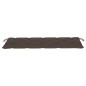 vidaXL Batavia-Gartenbank mit Taupe Auflage 150 cm Massivholz Teak vidaXL Batavia-Gartenbank mit Taupe Auflage 150 cm Massivholz Teak