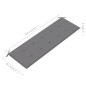 vidaXL Batavia-Gartenbank mit Grauer Auflage 150 cm Massivholz Teak vidaXL Batavia-Gartenbank mit Grauer Auflage 150 cm Massivholz Teak
