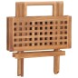 vidaXL 3-tlg. Garten-Essgruppe mit Kissen Klappbar Massivholz Teak vidaXL 3-tlg. Garten-Essgruppe mit Kissen Klappbar Massivholz Teak