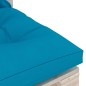vidaXL Garten-Mittelsofa aus Paletten mit Kissen Kiefernholz vidaXL Garten-Mittelsofa aus Paletten mit Kissen Kiefernholz