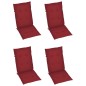 vidaXL Klappbare Gartenstühle 3 Stk. mit Auflagen Massivholz Akazie vidaXL Klappbare Gartenstühle 3 Stk. mit Auflagen Massivholz Akazie