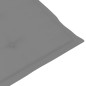 vidaXL Schaukelstuhl mit Auflage Grau Massivholz Akazie vidaXL Schaukelstuhl mit Auflage Grau Massivholz Akazie