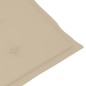 vidaXL Liegestuhl mit Fußstütze und Auflage Massivholz Akazie vidaXL Liegestuhl mit Fußstütze und Auflage Massivholz Akazie