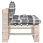 vidaXL Garten-Mittelsofa aus Paletten mit Kissen Kiefernholz vidaXL Garten-Mittelsofa aus Paletten mit Kissen Kiefernholz