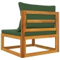 2-tlg. Garten-Sofa-Set mit Kissen Massivholz Akazie 2-tlg. Garten-Sofa-Set mit Kissen Massivholz Akazie